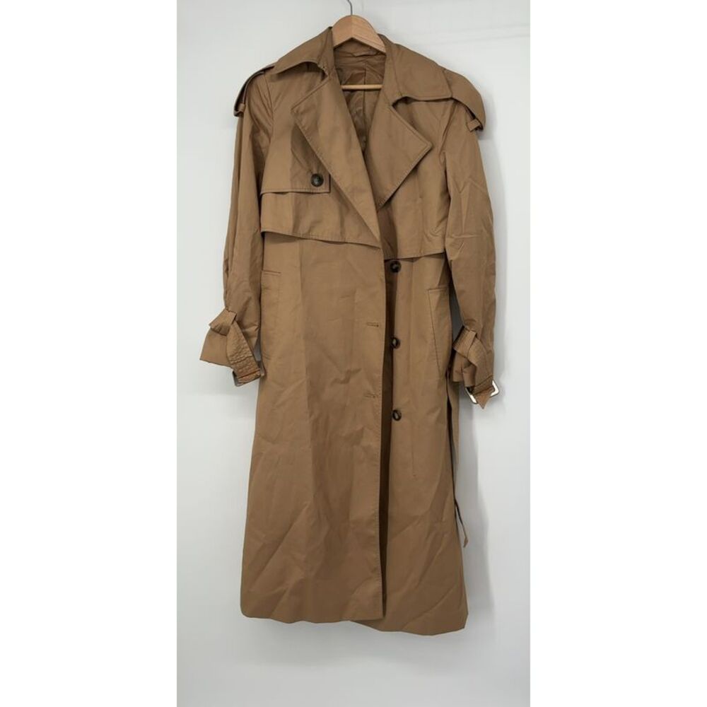 & Other Stories Belted Cotton Trench Coat